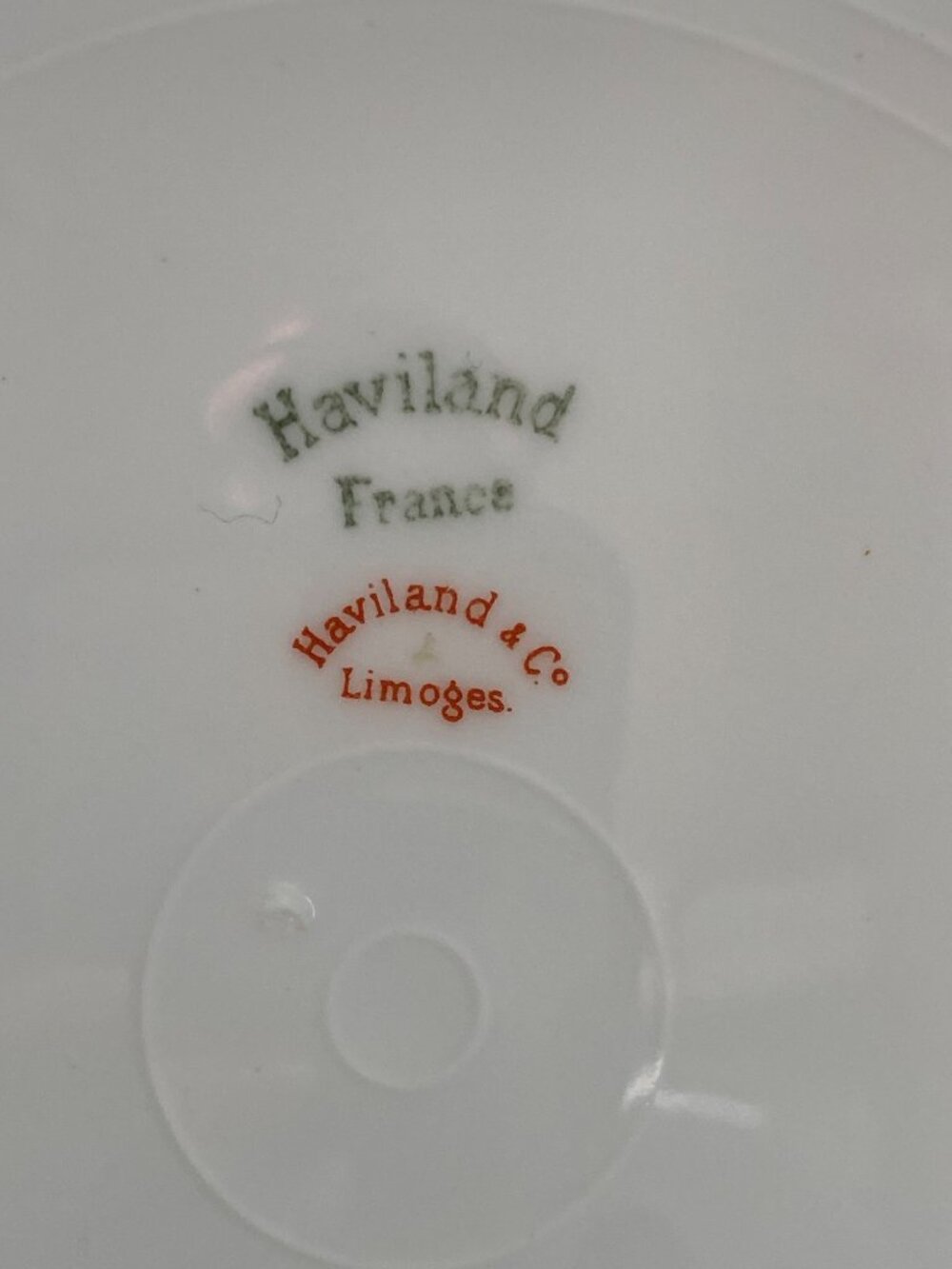 Haviland Limoges H90 Christmas Rose Double Gold 9" Round Serving Bowl Antique - Picture 6 of 13